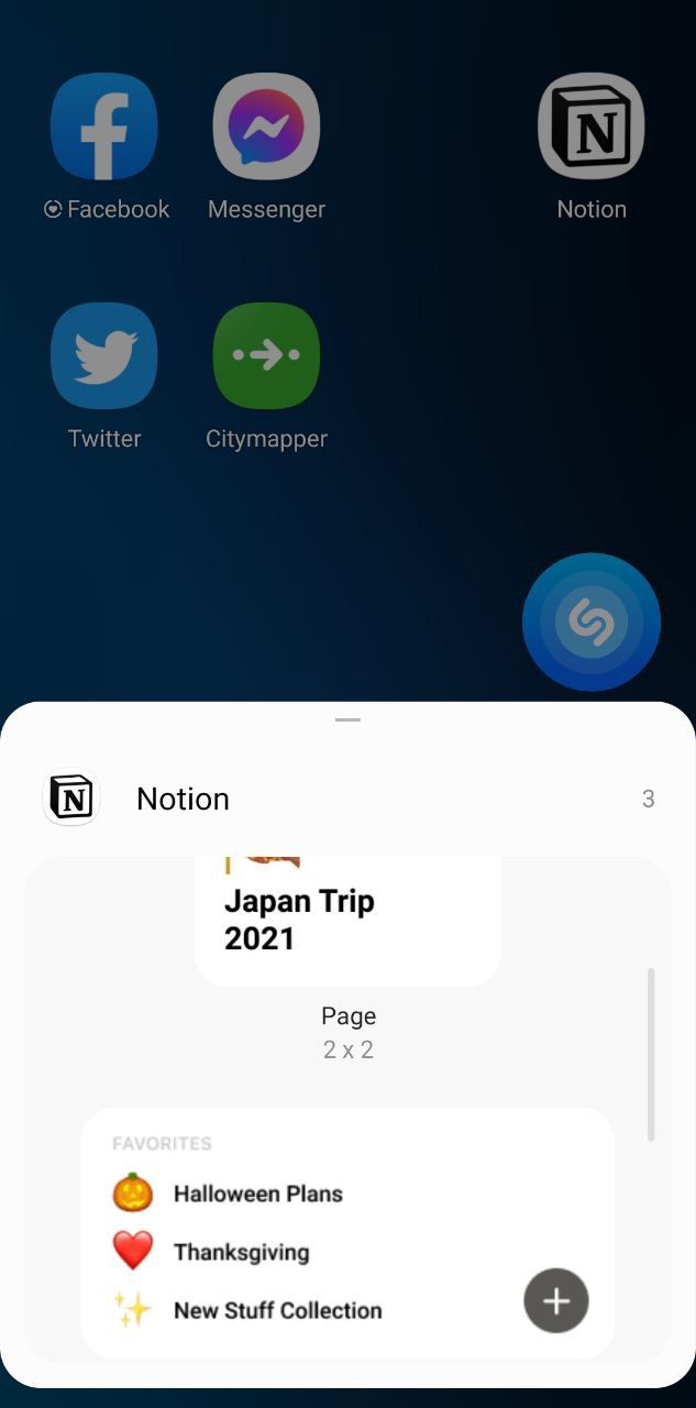 Les Widgets dans Notion