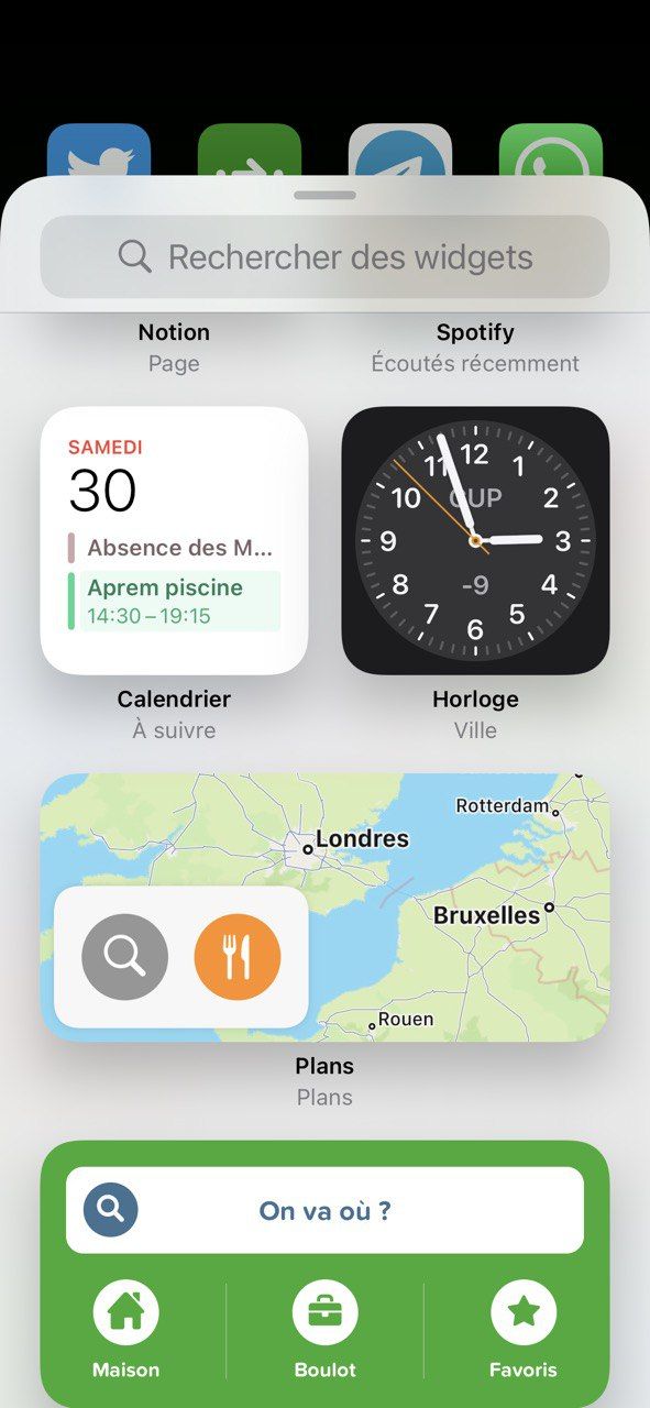 Les Widgets dans Notion