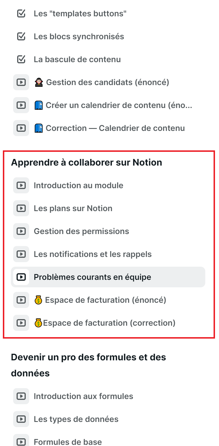 Le guide pour bien collaborer dans Notion