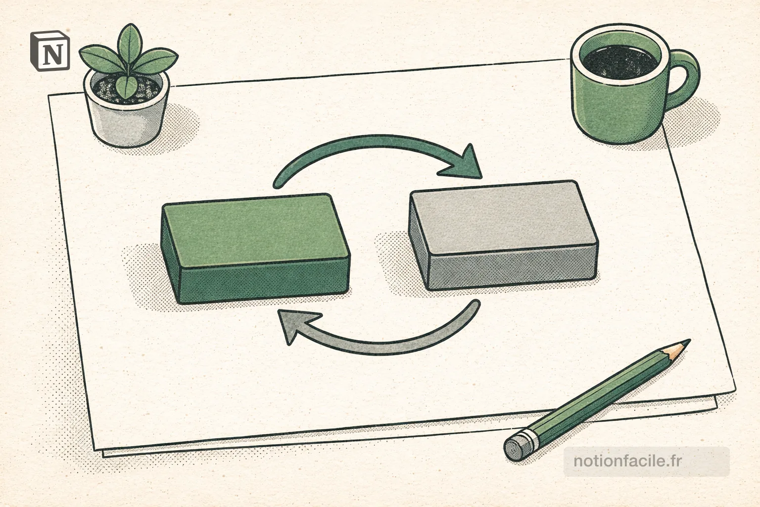 Blocs synchronisés Notion (synced blocks) : guide complet et cas d'utilisation