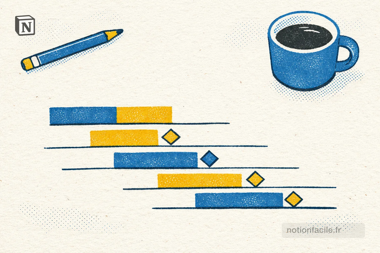 Diagramme de Gantt Notion : créer une timeline projet (guide 2026)