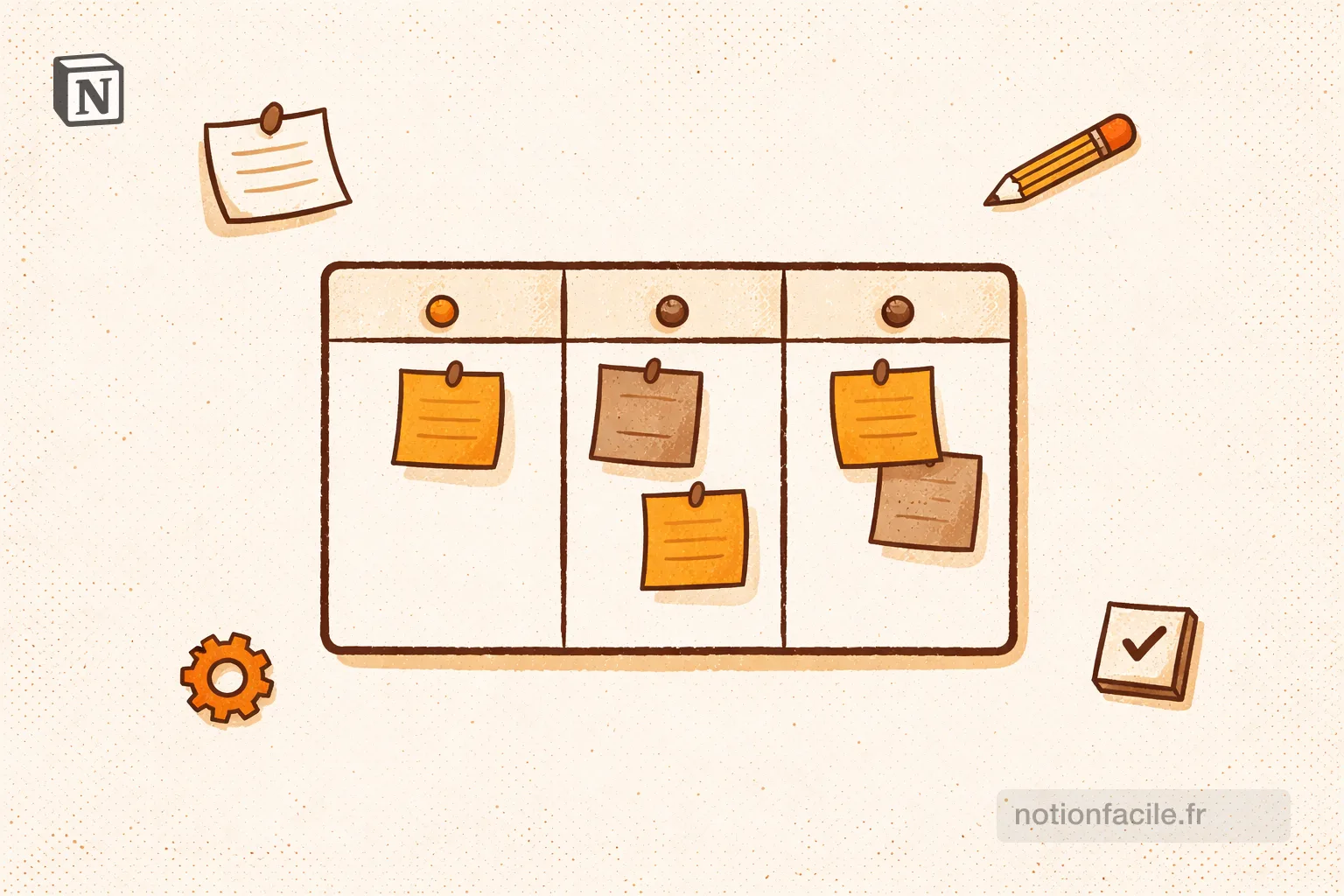 Vue Kanban Notion : organiser vos projets visuellement (guide 2026)