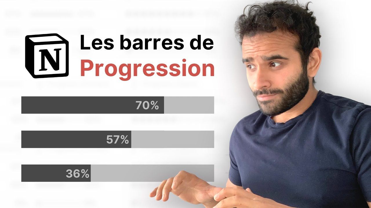 Créer des barres de progression sur Notion